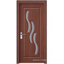 Porte intérieure en bois PVC P-061